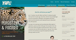 Desktop Screenshot of cgalaw.com